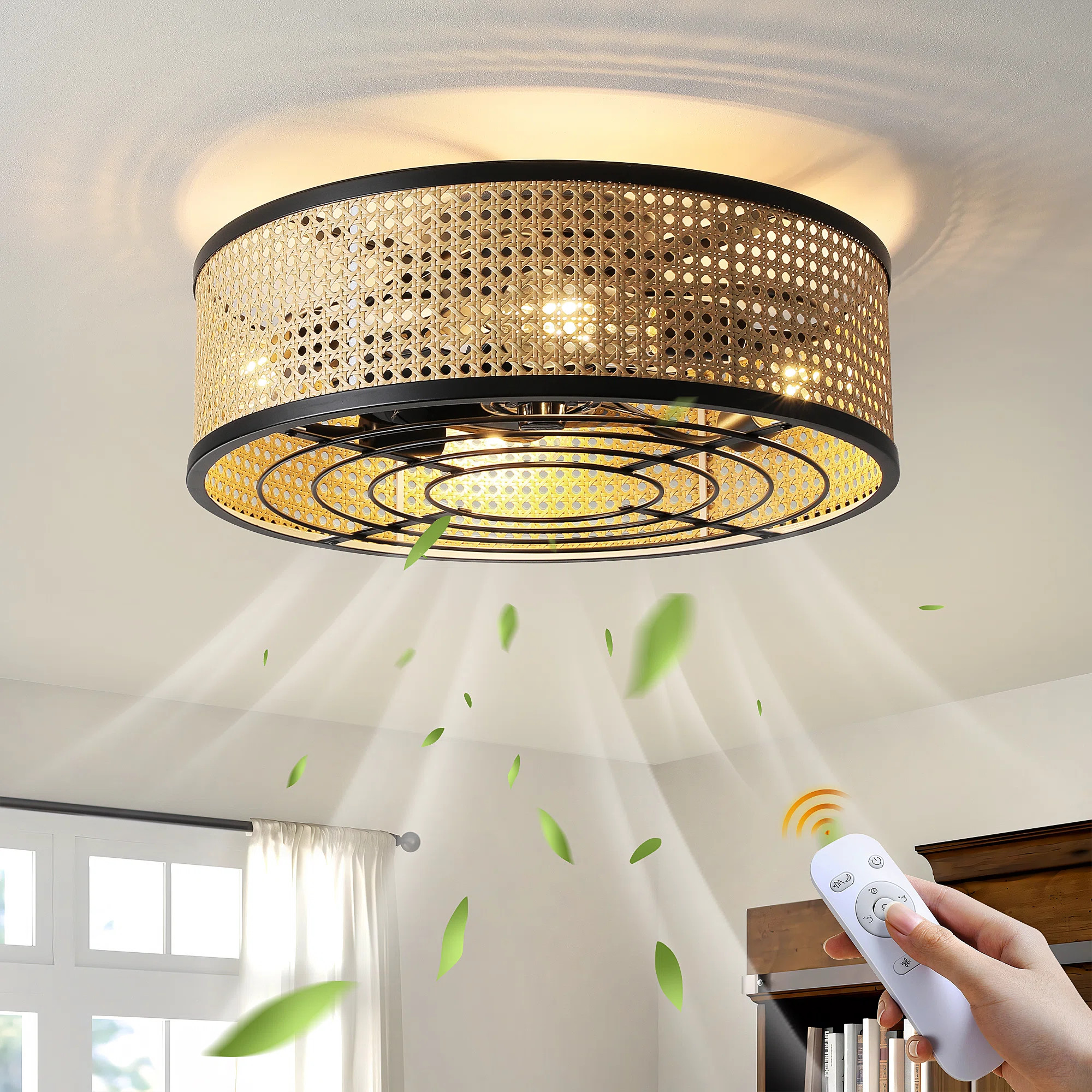 Bay Isle Home Peddie 20" Boho Caged Ceiling Fan with Lights - Wayfair Canada | Wayfair North America
