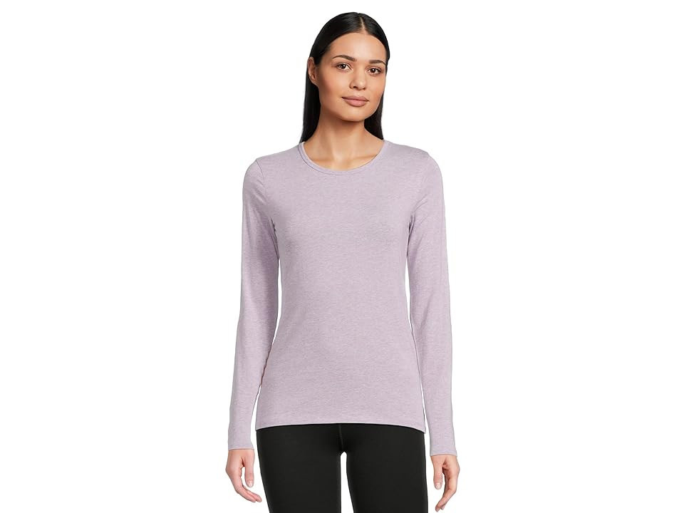 tasc Performance NOLA Long Sleeve Women's Clothing Lavender Heather : LG, Cotton/Lycra/Viscose | Zappos