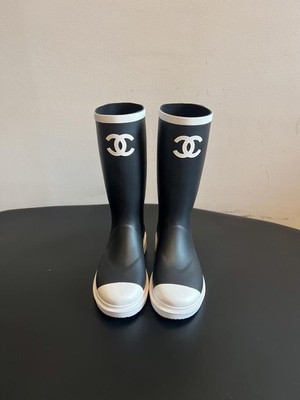 Chanel Rain Boots Size 37 | eBay US