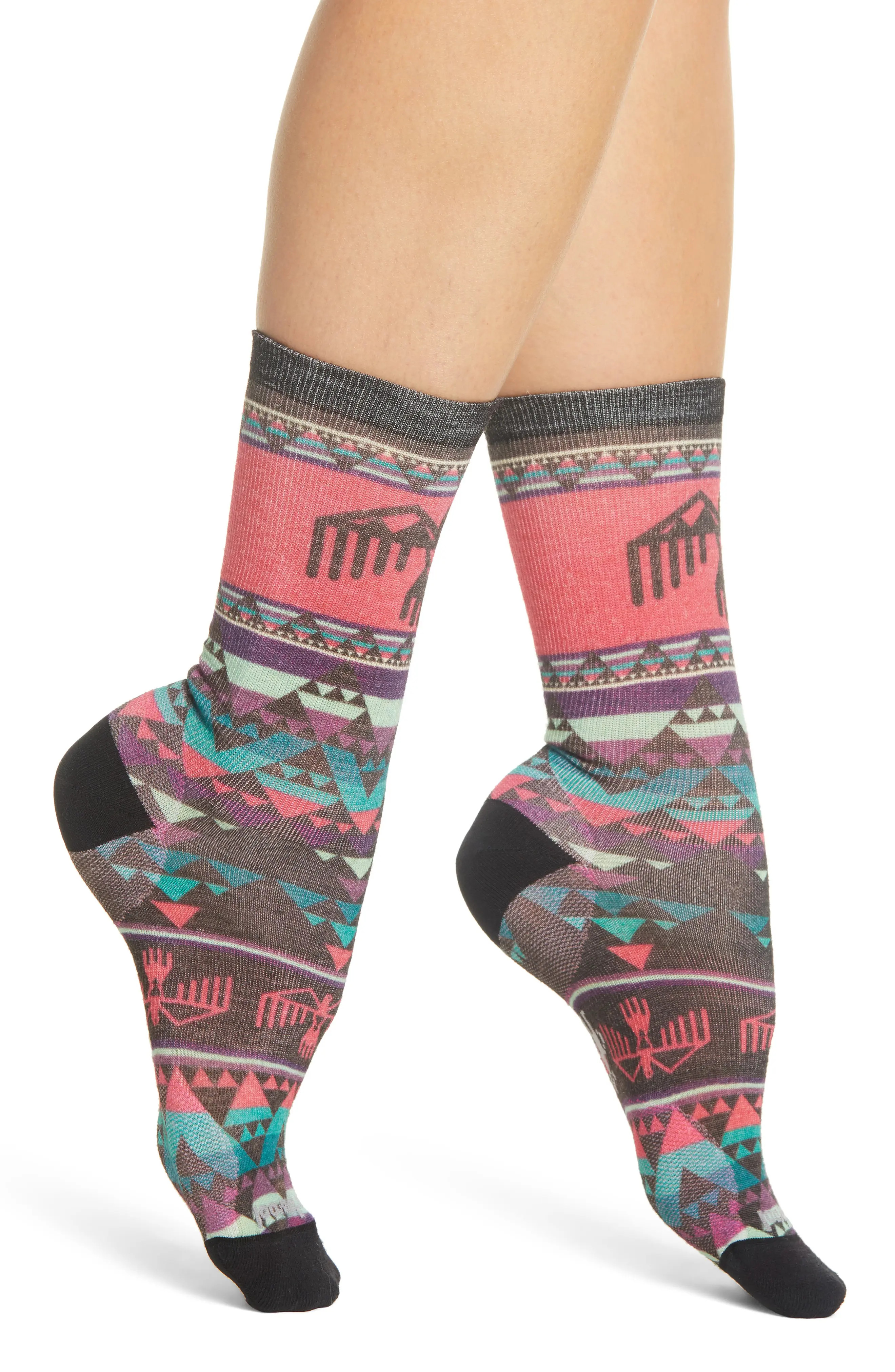 Smartwool Bird Geo Crew Socks | Nordstrom