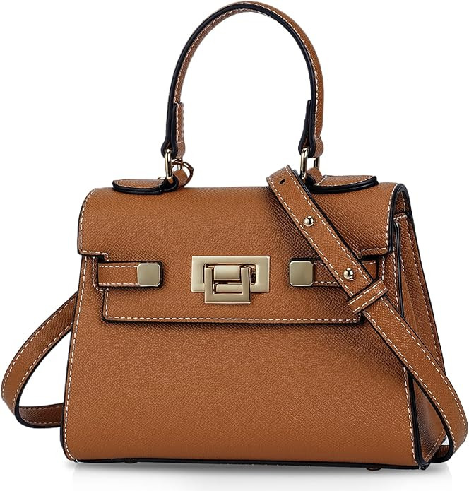 YFGBCX Mini Satchel Bag Top Handle Purse for Women Small Crossbody Bag Handbag Designer Purse wit... | Amazon (US)