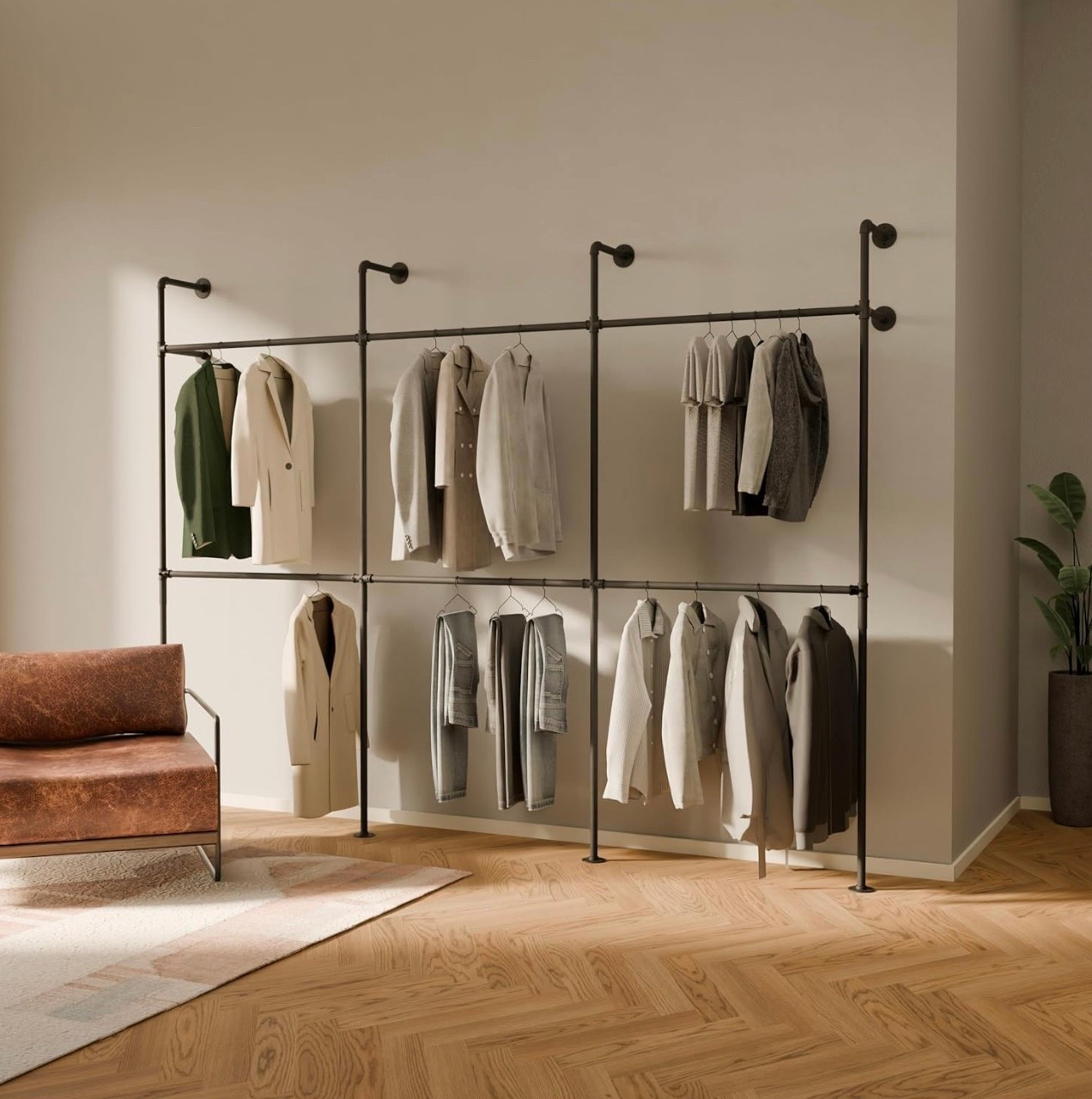 Industrial Pipe Clothing Rack 🤎

#LTKStyleTip #LTKHome #LTKFamily