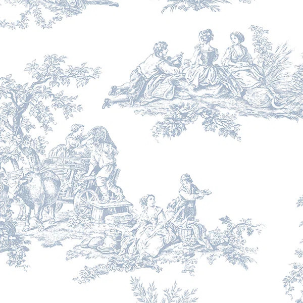 Burkhead Toile Wallpaper | Wayfair North America