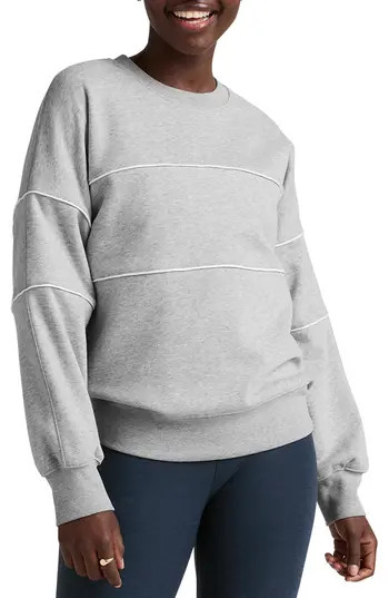Beyond Yoga Piper Oversize LuxeFleece Sweatshirt in Light Heather Gray at Nordstrom Rack, Size X-Large | Nordstrom Rack