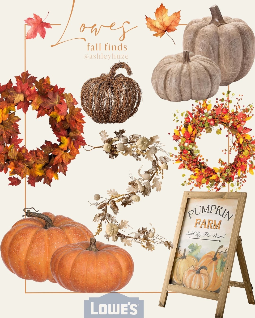 My favorite @loweshomeimprovememt fall finds! 

#lowespartner #ad

#LTKHome #LTKSaleAlert #LTKSeasonal