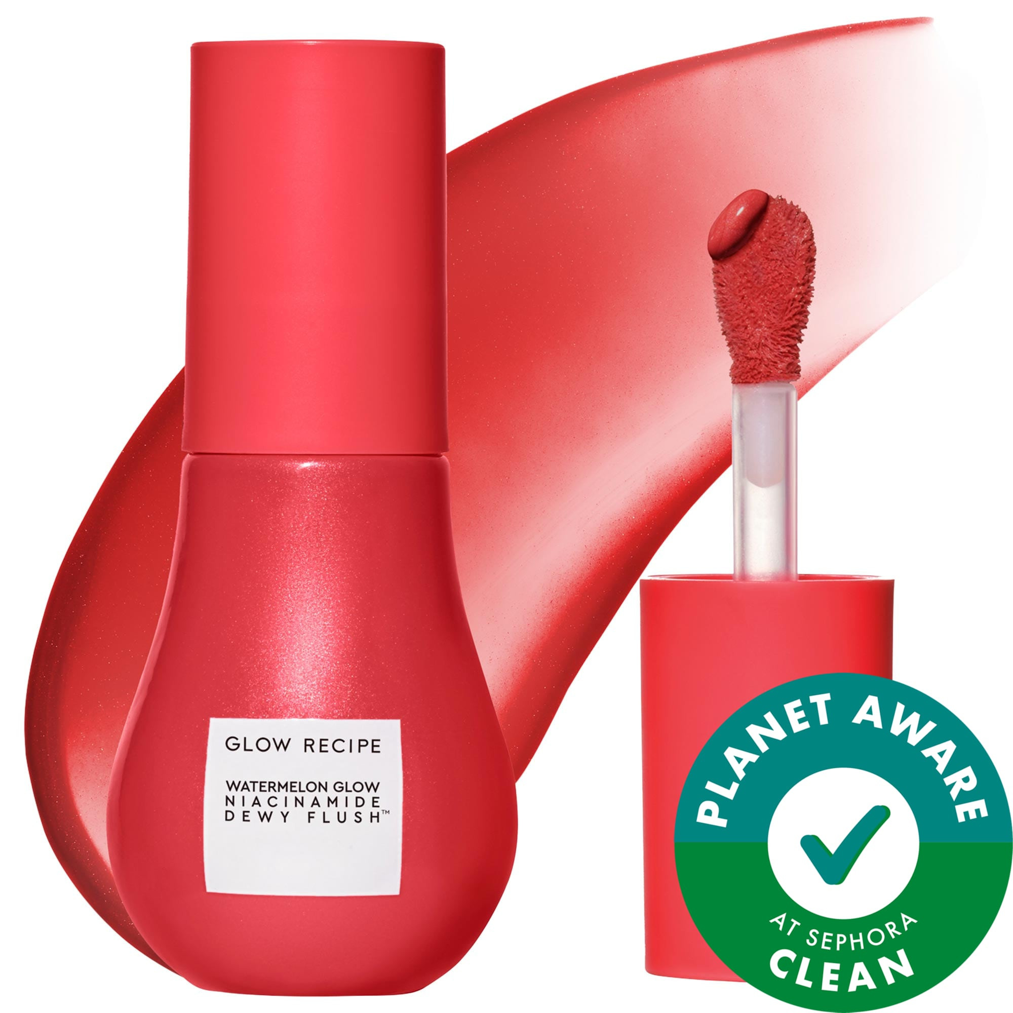 Glow Recipe Watermelon Glow Niacinamide Dewy Flush - Brightening Serum Blush Cherry Flush .4 oz/12 ml | Sephora (US)