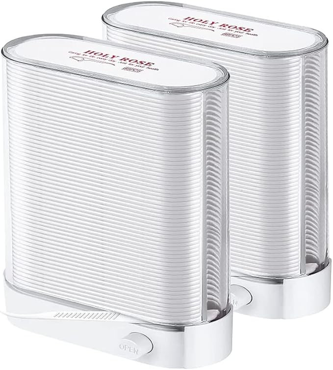 Dental Floss Picks Dispenser - 2 Boxes of Unflavored Flosser Toothpicks (176 Total Count) in Clea... | Amazon (US)