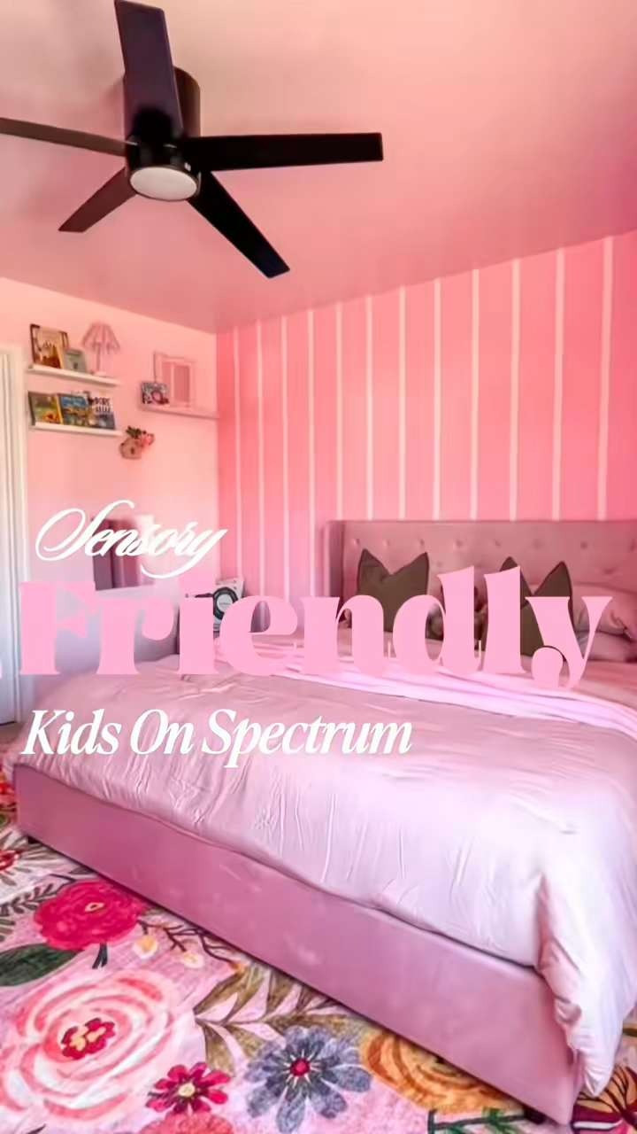A girly sensory friendly room our girls are absolutely upset, but most importantly it is a safe space for them to go to decompress when they’re overwhelmed to come down when they need a moment to breathe  

#sensoryroom #girlsroom  

 #LTKHome #LTKKids