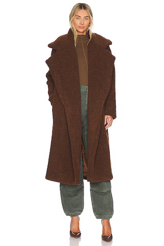 SNDYS x REVOLVE Teddy Coat in Brown from Revolve.com | Revolve Clothing (Global)