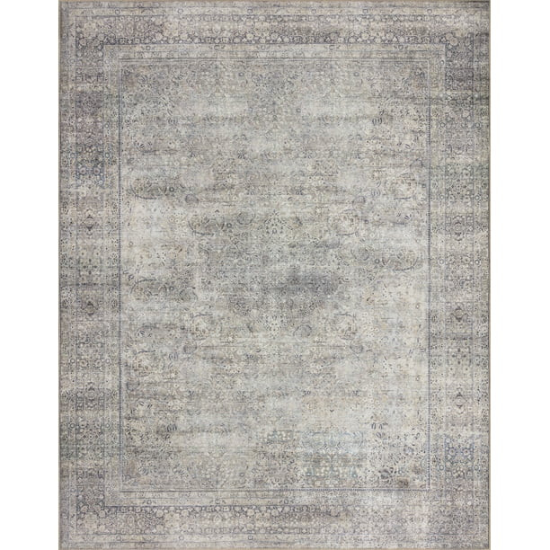 Loloi II Wynter WYN-03 Silver / Charcoal Oriental Area Rug 2'-3" x 3'-9" | Walmart (US)