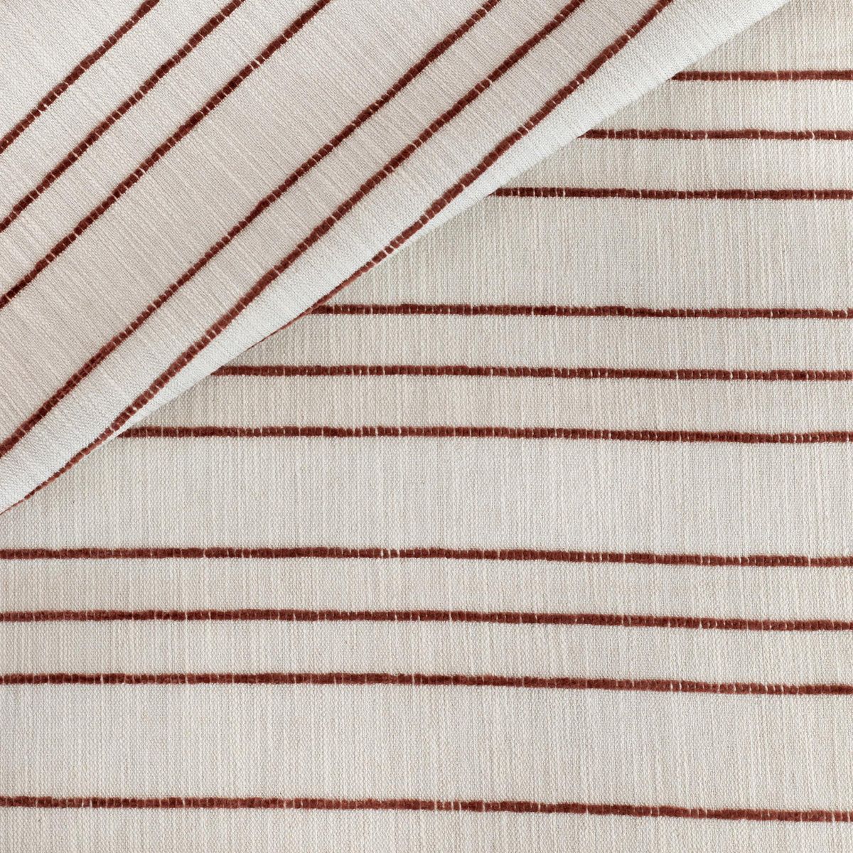Spar Stripe Fabric, Russet | Tonic Living