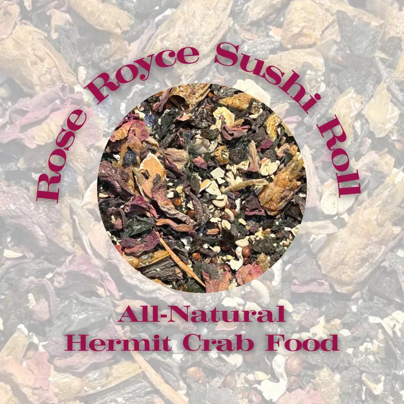 Rose Royce Sushi Roll - Organic Hermit Crab Meal Mix - Etsy | Etsy (Global)