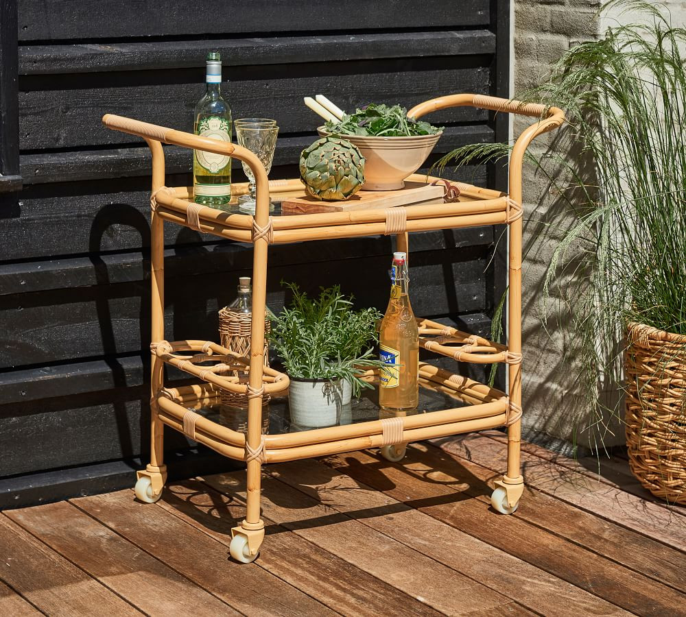 Carlo 32" Handmade Outdoor Bar Height Table | Pottery Barn (US)