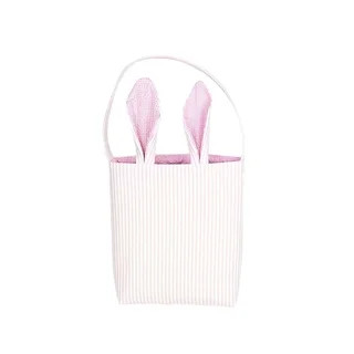 Jpgif Easter Basket Holiday Rabbit BunnyEars Printed Canvas Gift Carry Candy Bag | Walmart (US)