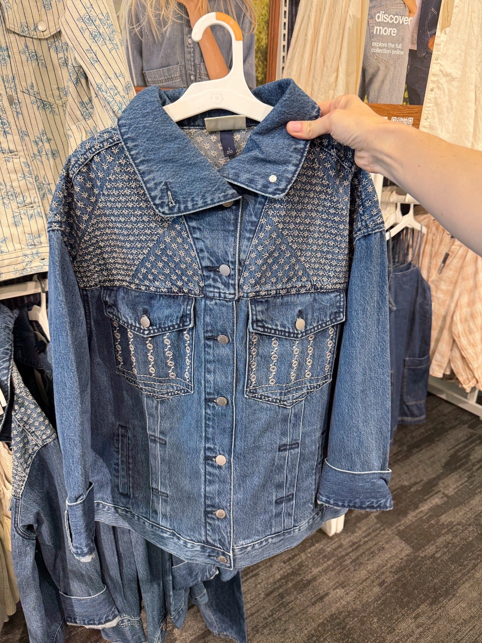 Universal Thread Denim jacket

#LTKSeasonal #LTKootd #LTKgrwm