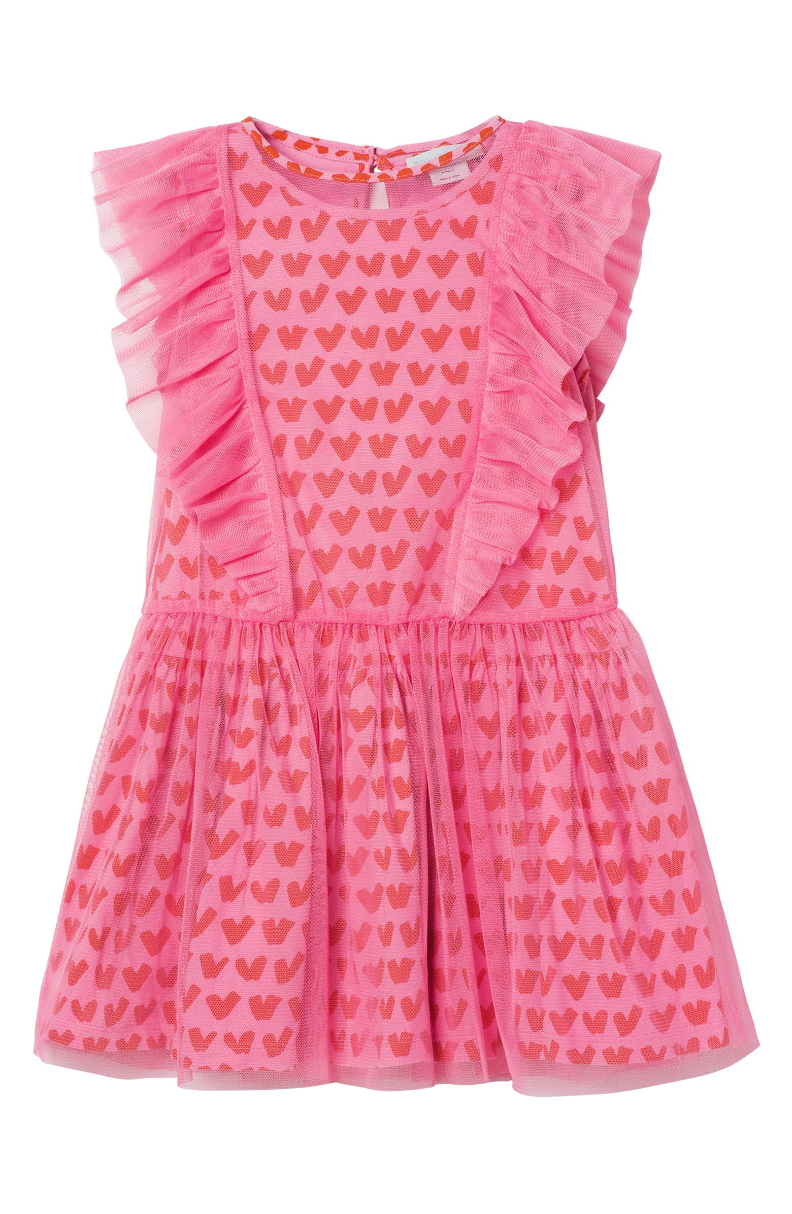 Kids' Hearts Dress with Removable Tulle Overlay | Nordstrom