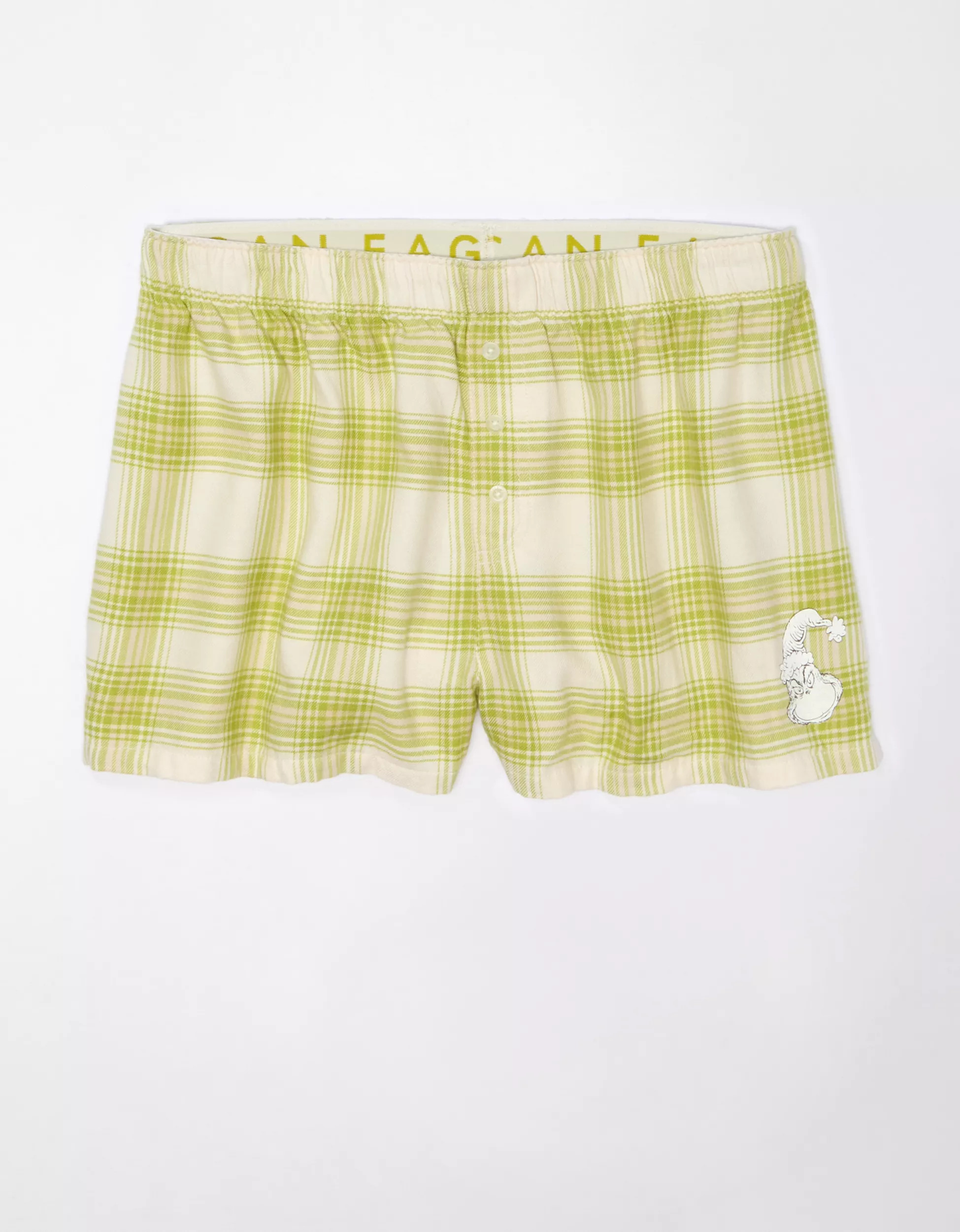 AE Women's Grinch PJ Short | American Eagle Outfitters (US & CA)