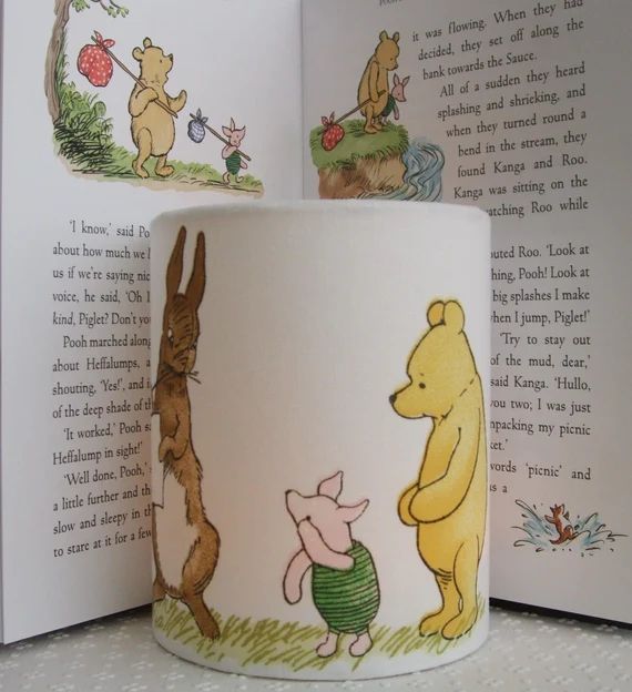 Winnie the Pooh  Handmade Nursery Night Light - Etsy | Etsy (US)