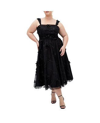 Plus Size Leilani 3D Dress | Macy's