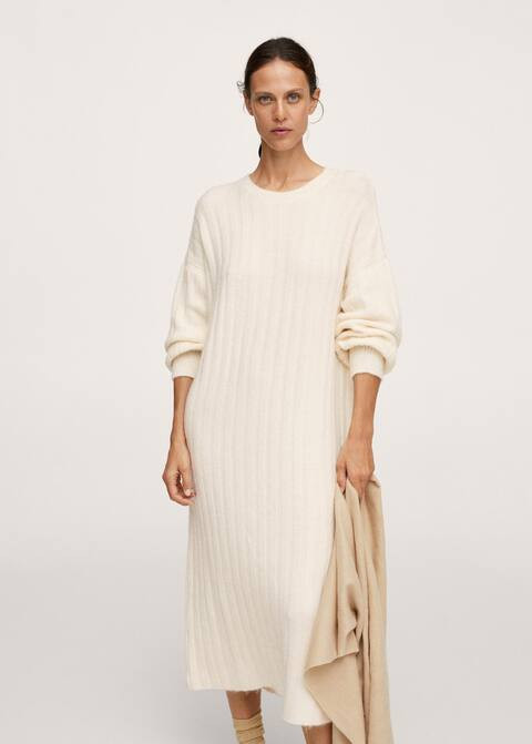 Ribbed knit dress | MANGO (US)