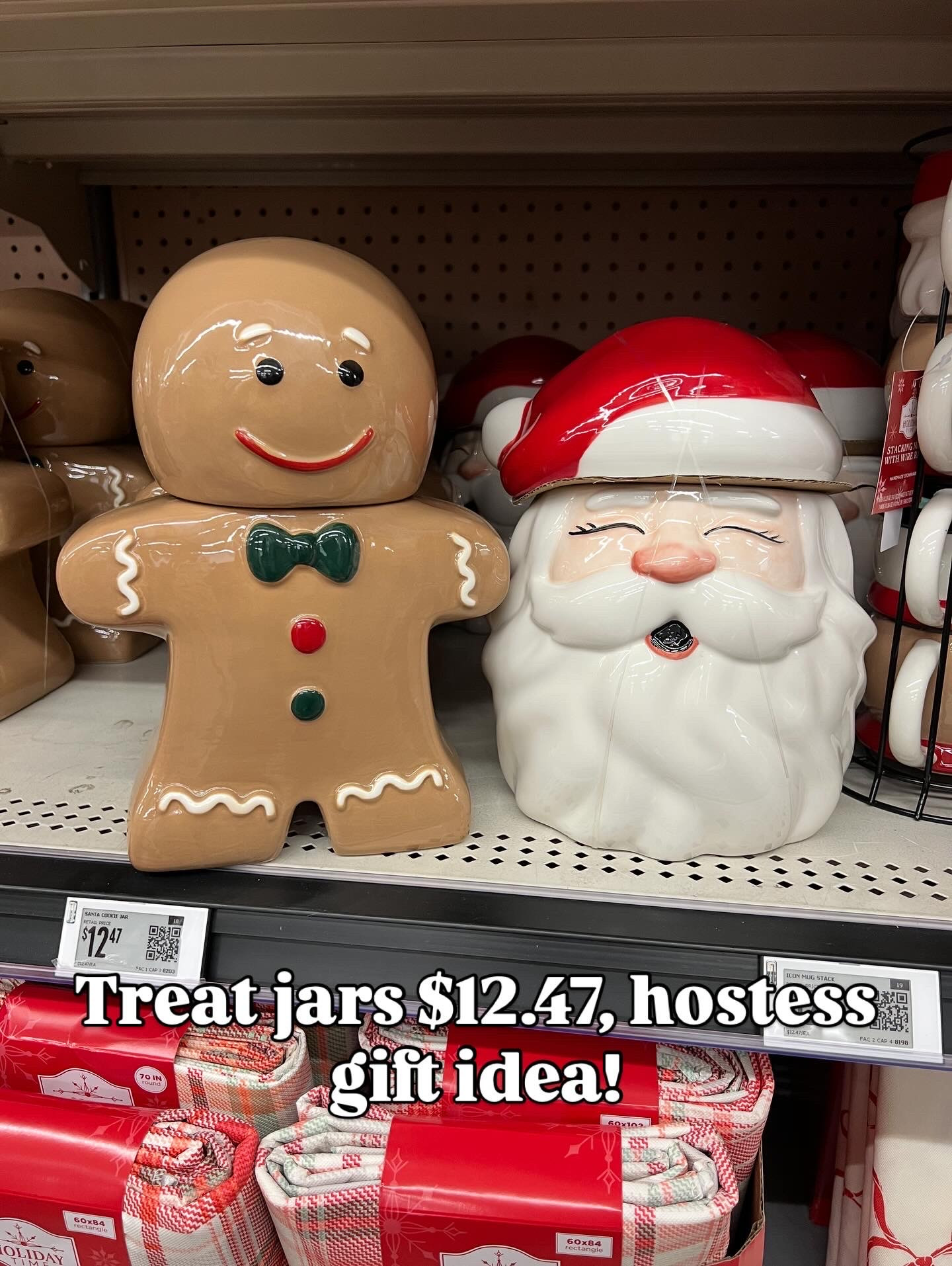 Walmart cookie jars! Why pay more at Pottery Barn when these are just as cute?! #walmarthome 

#LTKHoliday #LTKFindsUnder50 #LTKGiftGuide