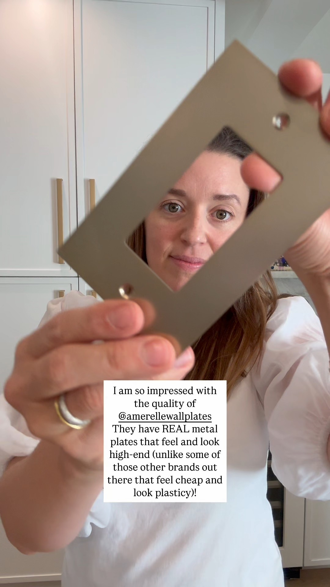 Let’s talk about the thing that almost ruined my kitchen island…
and no one warned me about it.

You spend months picking the perfect stone. You obsess over drawer pulls. You debate grout color like it’s a life decision.
And then bam — a giant, builder-grade white outlet plate shows up right in the middle of your island like it owns the place.

Here’s the worst part?
You legally have to have it.
You can’t skip it. You can’t just delete it. Code requires outlets on islands for safety (even if they completely destroy the vibe).

So unless you’re into ✨ early 2000s rental chic ✨ you’re stuck with a big visual eyesore right in the middle of your design.

But here’s the thing no one tells you:
You don’t have to settle for ugly.

I swapped my outlet cover for a sleek, modern one from and instantly—
✔ it matched the hardware
✔ it disappeared into the space
✔ the island finally looked finished

It’s a small detail, but it changed everything.
Because great design isn’t just about big-ticket items. It’s about the little things that either elevate… or distract.

So if something in your kitchen feels a little “off” and you can’t figure out why—
👉 check the wall plates.
👉 check the outlet covers.
👉 check the things you stopped seeing… but everyone else still notices.

Comment below: What’s one tiny detail you wish you’d caught before your remodel wrapped? 👇 Let’s help the next person get it right.

#LTKFindsUnder100 #LTKStyleTip #LTKHome