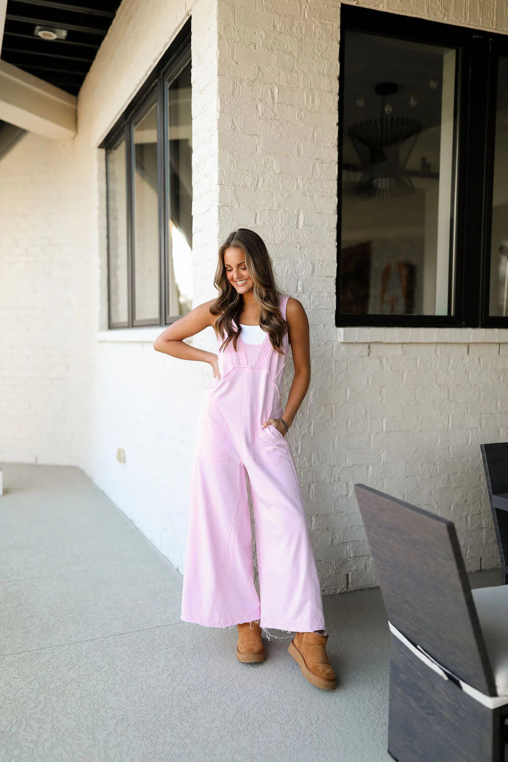 Caroline Jumpsuit - Pink | cocolillys