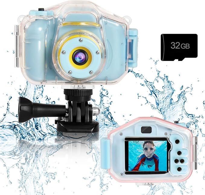Agoigo Kids Waterproof Camera Toys for 3-12 Year Old Boys Girls Christmas Birthday Gifts Underwat... | Amazon (US)