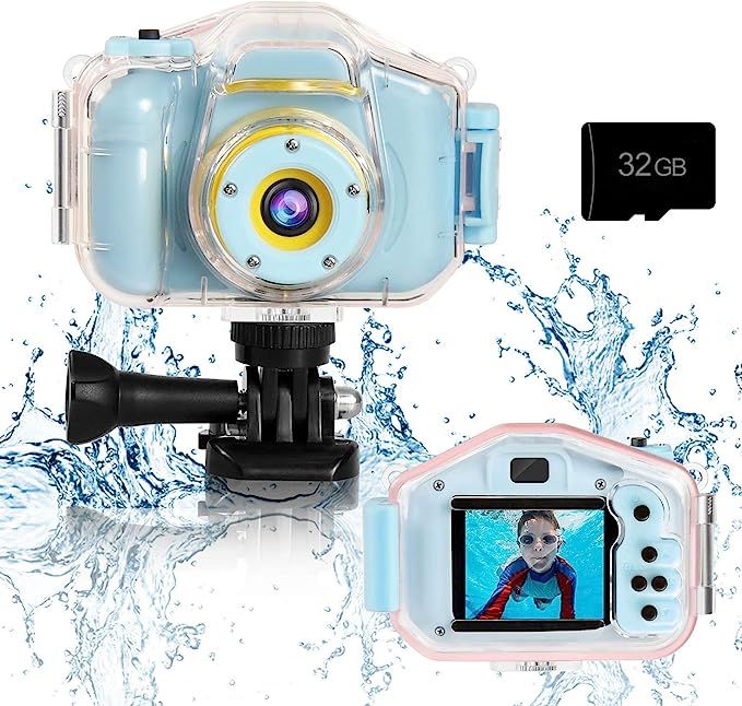 Agoigo Kids Waterproof Camera Toys for 3-12 Year Old Boys Girls Christmas Birthday Gifts Kids Und... | Amazon (US)