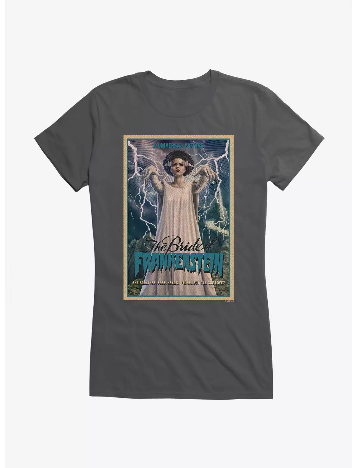 Universal Monsters Bride Of Frankenstein Can She Love? Girls T-Shirt | Hot Topic | Hot Topic