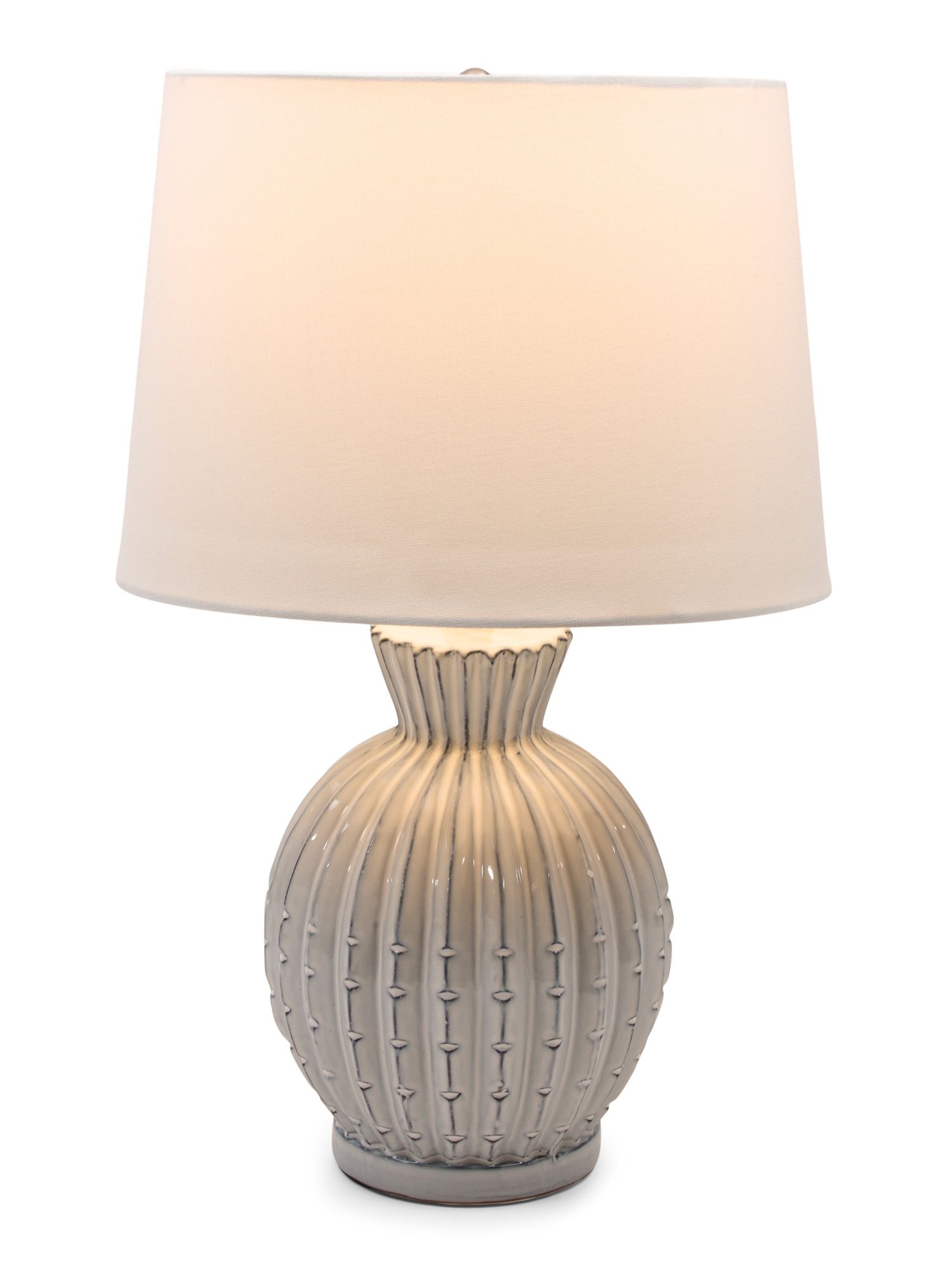 24in Reactive Glaze Lamp | Furniture & Lighting | Marshalls | Marshalls
