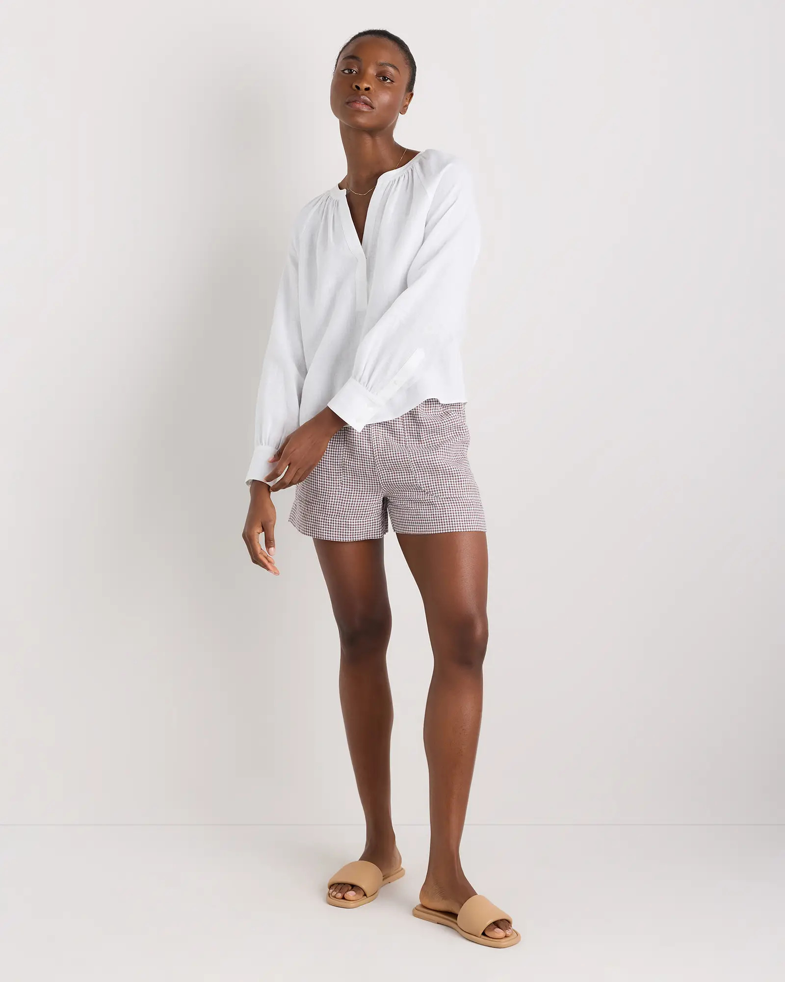 100% European Linen Shorts | Quince