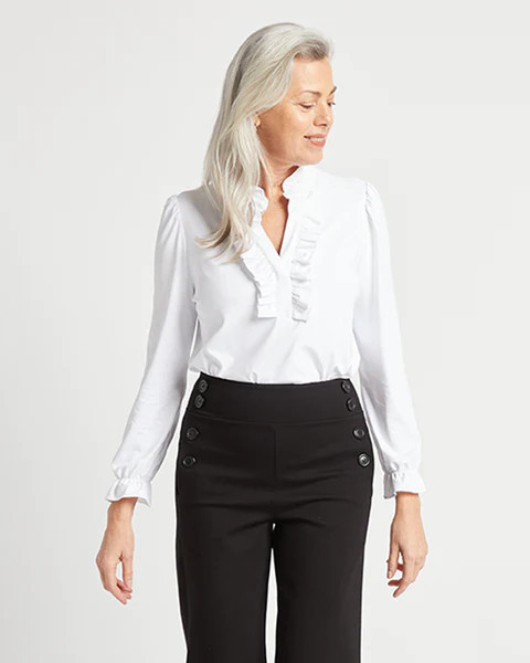 Wren Top - Jude Cloth - White | Jude Connally