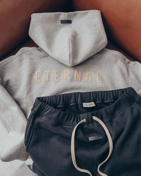 Black Friday SALE 🚨 40% off FEAR OF GOD Eternal Hoodie and Relaxed Sweatpants (size Medium in both). Cozy and elevated wardrobe staples  perfect for Fall / Winter. 

#LTKstyletip #LTKsalealert #LTKmens