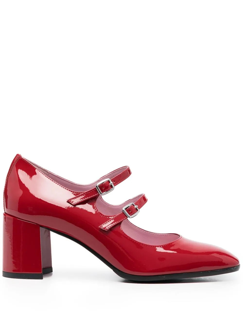 Carel Paris  double-strap mid-heel Pumps - Farfetch | Farfetch Global