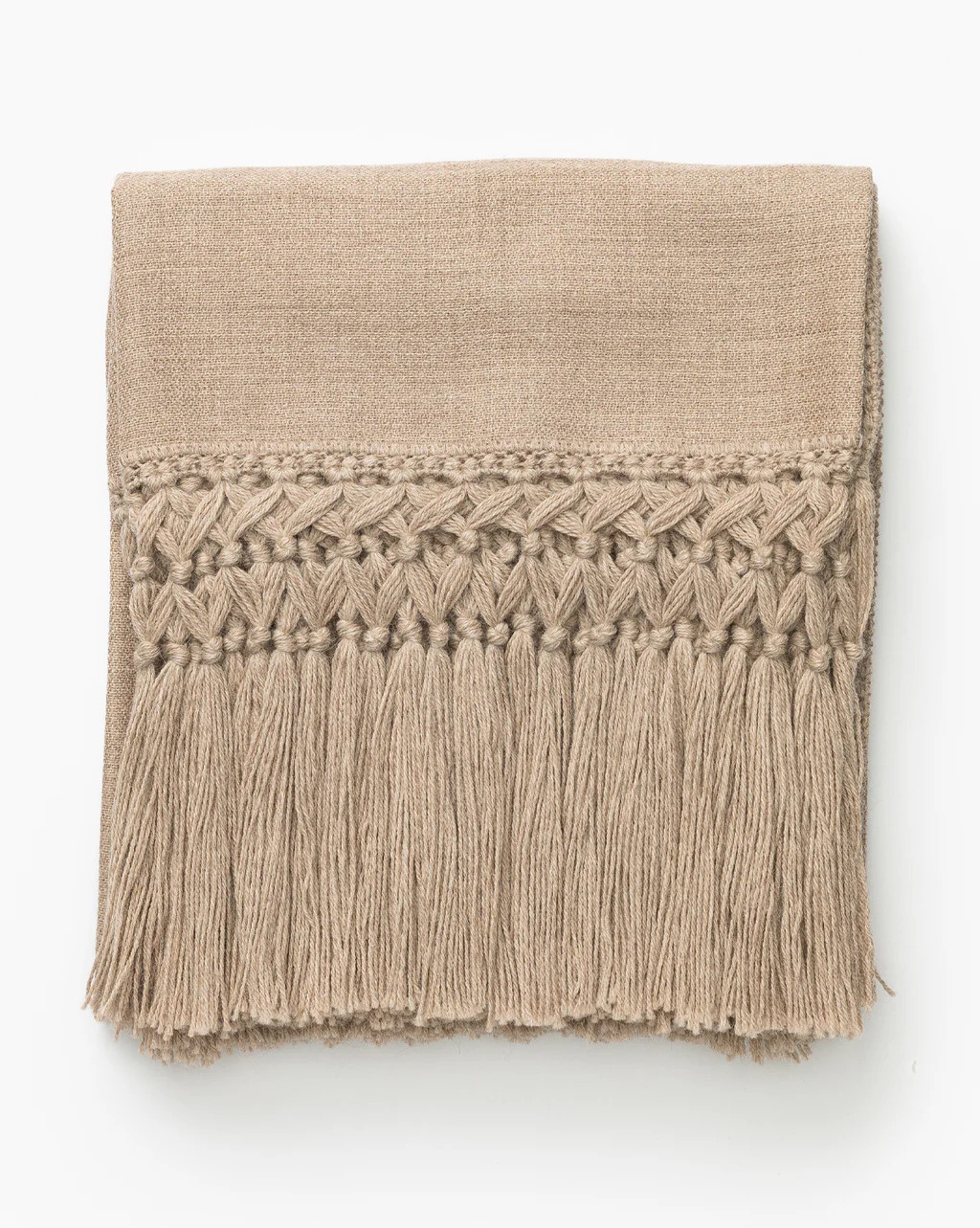 Fringed Alpaca Throw | McGee & Co.