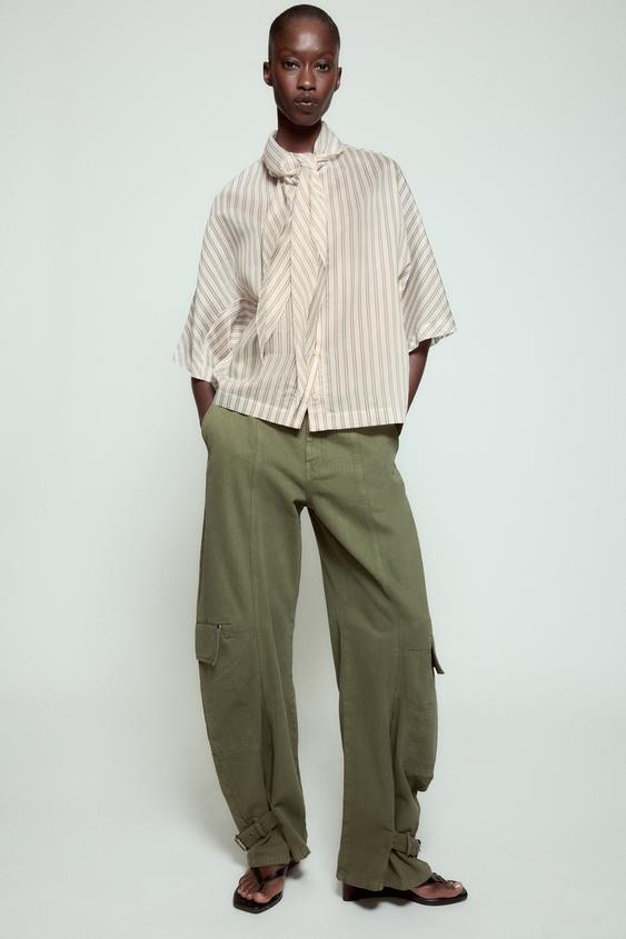 ZW COLLECTION STRIPED SHIRT | Zara AU