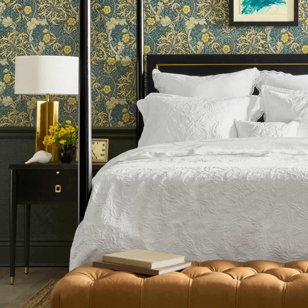 Heritage Matelassé Coverlet & Shams | Williams-Sonoma