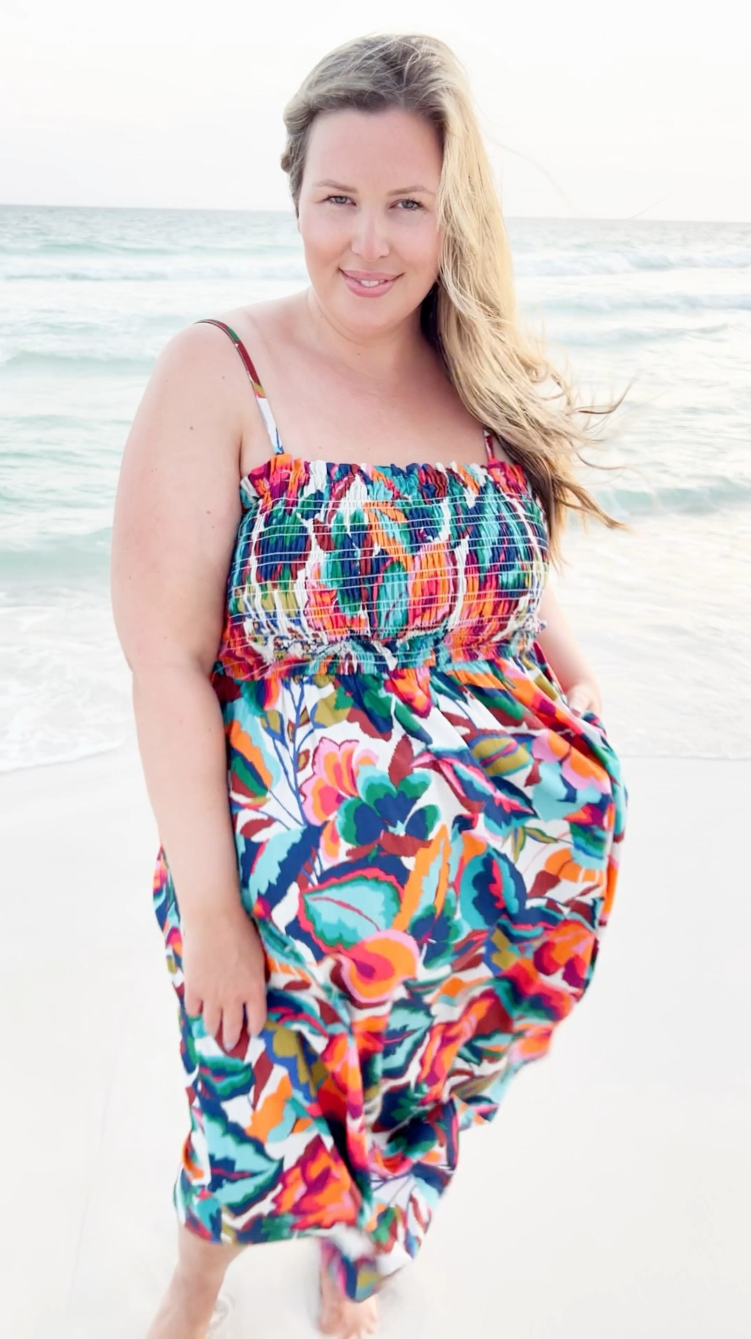 Found the cutest budget friendly maxi dresses with pockets!!!! 
1. This one runs true to size, don’t size down! 
2. This one runs generous, you can size down for sure!

I’m in 2X but for the second one it was way too large on my chest! 

Maurices, great summer plus size mid size dress finds wedding guest 

#LTKTravel #LTKWedding #LTKPlusSize