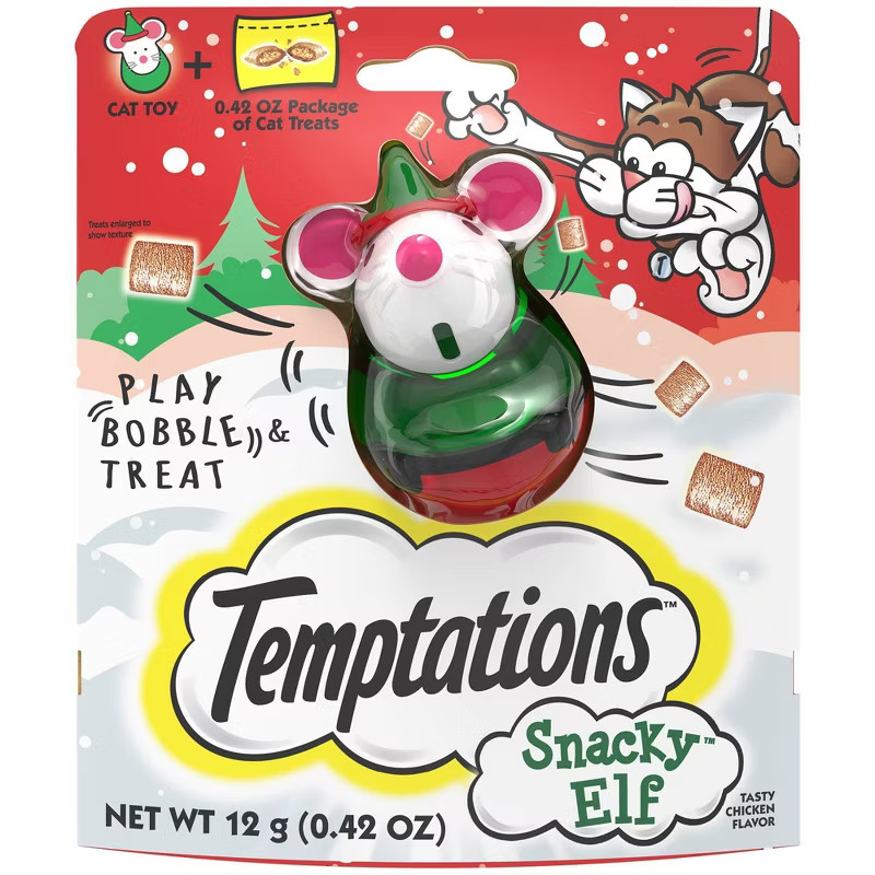 Temptations Snacky Elf Chicken Flavour Cat Treats - 0.42oz | Target