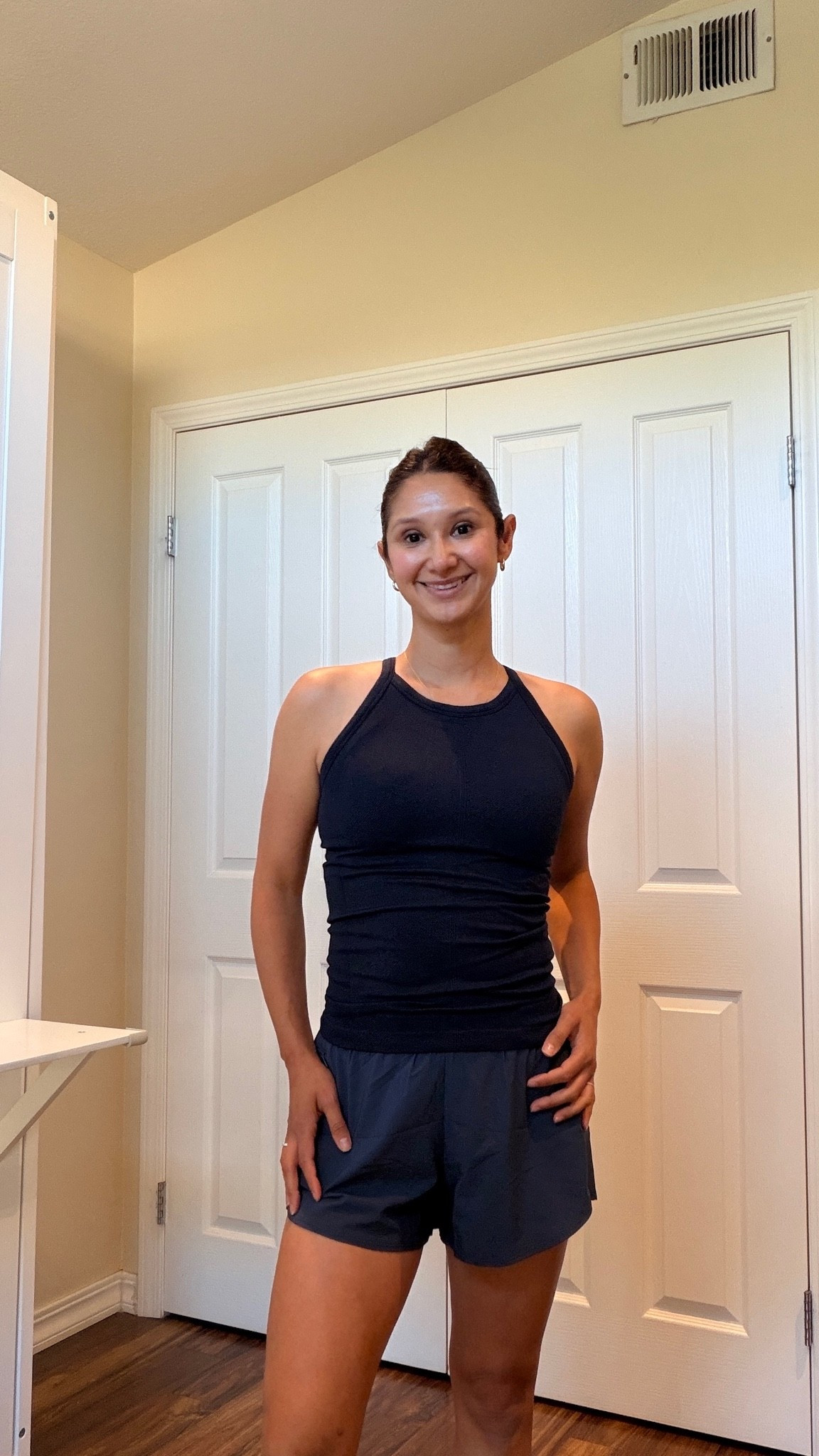 Beautiful navy blue workout tank + shorts 💙
Sizing: for reference 
I’m wearing a size Small in the top and bottom

#LTKgrwm #LTKmomlife #LTKfitnessgoals