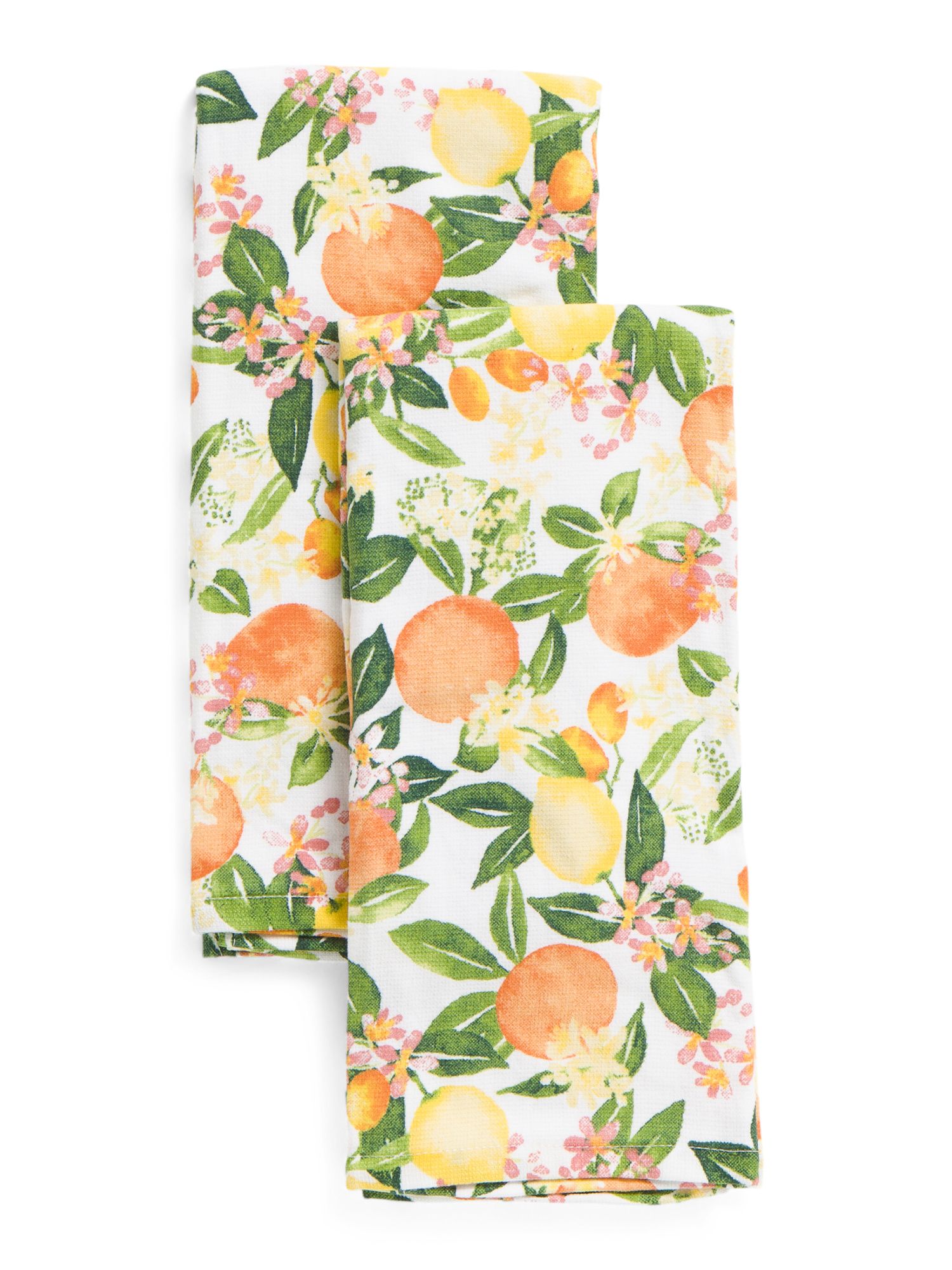 Set Of 2 Cirtus Kitchen Towels | TJ Maxx