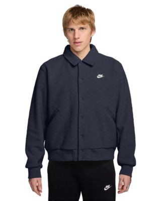 Nike Men's Sportswear Club High-Pile Coaches Jacket - Macy's | Macy's