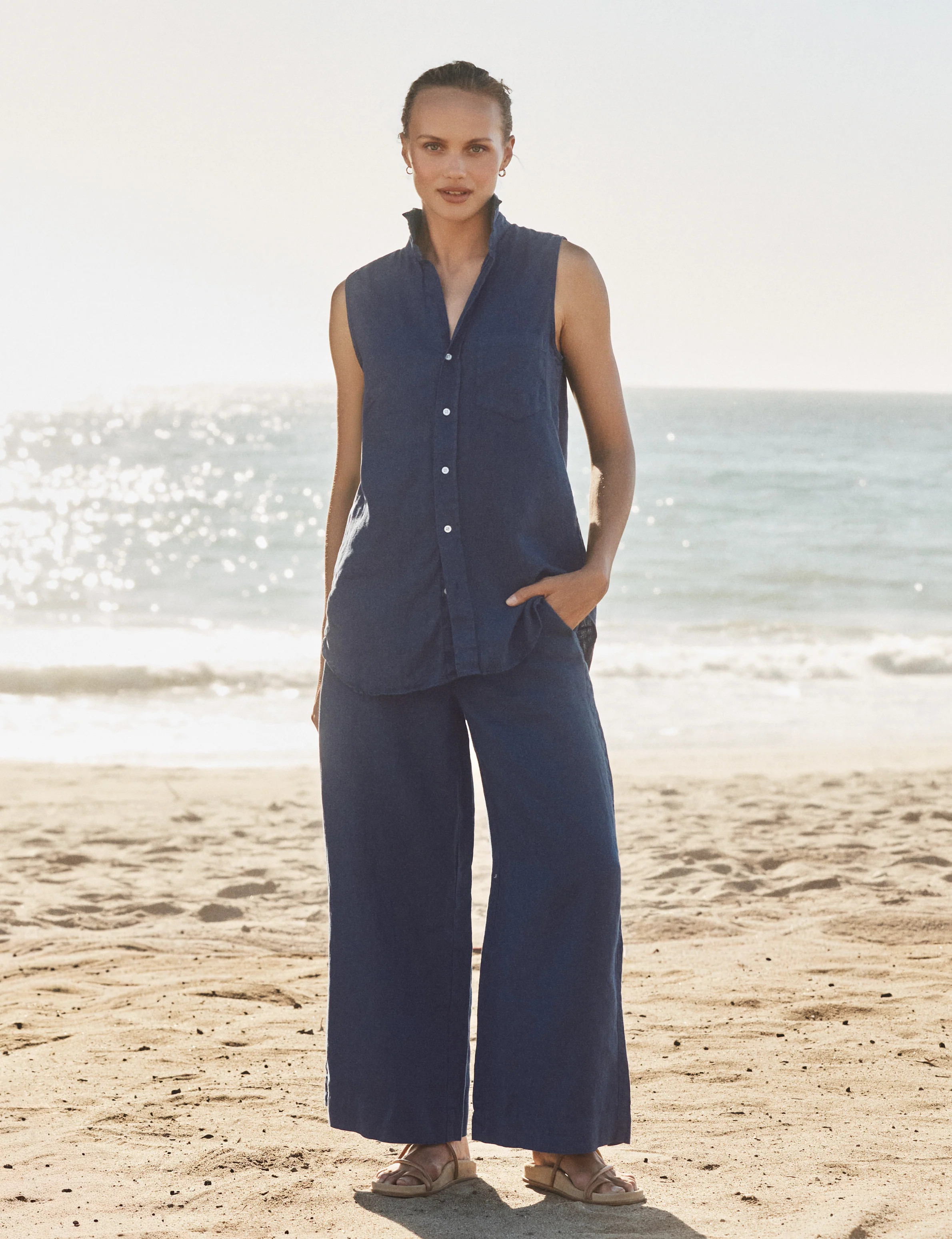 FLORENCE GETAWAY SET Navy | Frank & Eileen