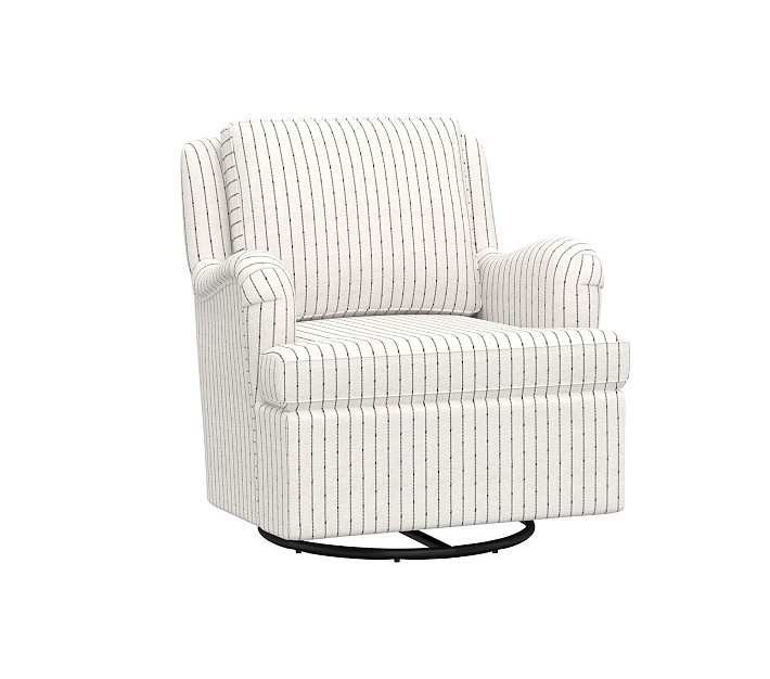 Chris Loves Julia Glider & Ottoman | Pottery Barn Kids