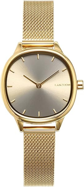 LANZOOM Retro Women's Quartz Watch - Stainless Steel case,Gold Filled, Ideal Gift for Holidays an... | Amazon (US)