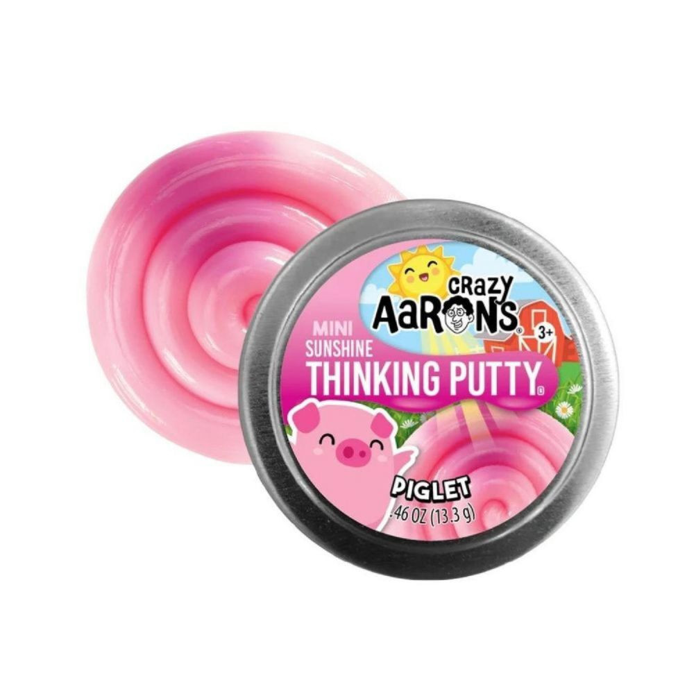 Crazy Aaron's Piglet Mini Putty Tin | Oriental Trading Company