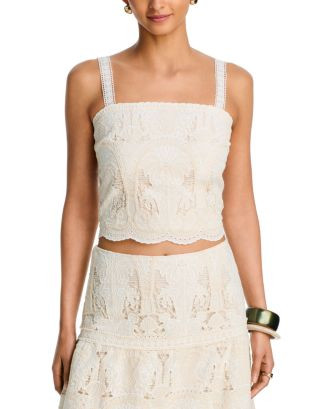 Mixed Lace Tank Top - Exclusive | Bloomingdale's (US)