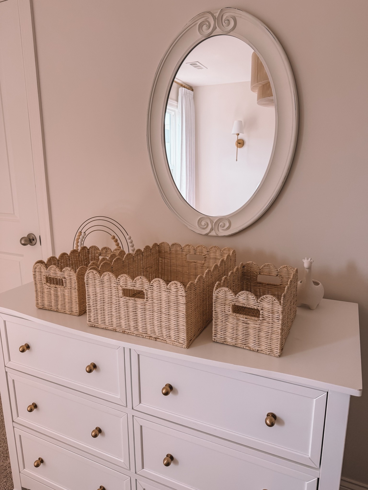 These scalloped baskets make organizing feel a little less like a chore and a lot more like home decor. These scalloped baskets are as beautiful as they are functional. I am completely obsessed with them

#LTKHome #LTKBaby #LTKKids