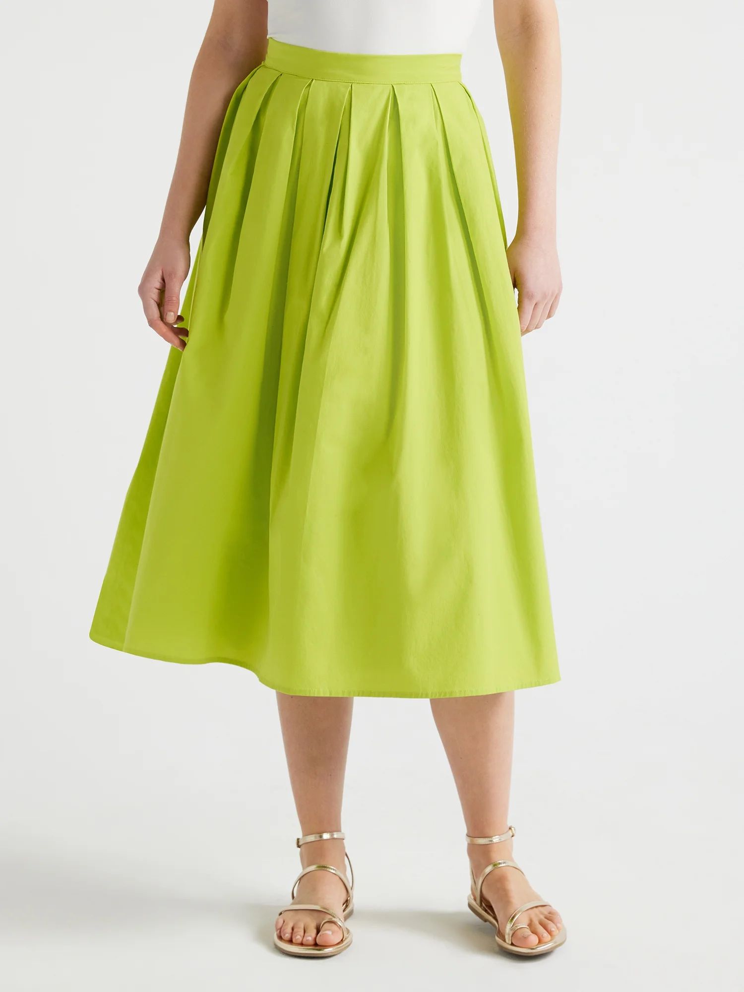 Scoop Women's Pleated Skirt, Sizes XS-XXL | Walmart (US)